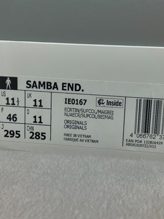 Size 11.5 - END. x adidas Samba Consortium Cup IE0167 Special Box Clothing main image 4